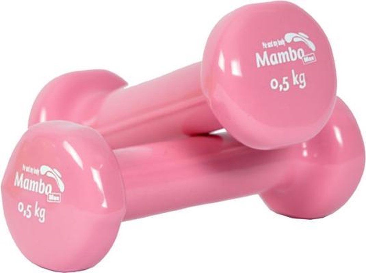 Mambo Max Mambo Halters vinyl gecoat 0.5 kg roze/paar