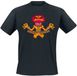 Die Muppets Animal Meditating T-shirt Zwart XL