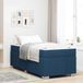 Maison Exclusive - Cadre de lit avec matelas, bleu, 100 x 200 cm, rembourré