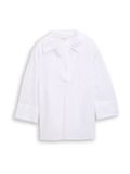 Tom Tailor - Blouse ample avec broderie - Taille 42 - white dobby