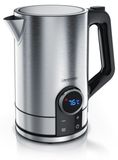 Arendo Bouilloire avec réglage de la température, acier inoxydable, 1,7 L, 2200 W, argent