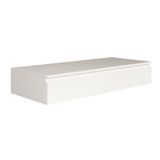 Selsey Bemmi Kaptafel Wandmontage 120 cm - Moderne Make-up Tafel in Wit met 2 Lades