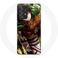 Maniacase Hoesje voor Samsung Galaxy A52 Aanval van de Titanen Levi Ackerman