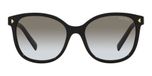 Prada Pr 22zs Lunettes de soleil femme noir carrées gris 53mm