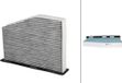 HELLA Filtre d'habitacle antibactérien, 272 x 213 mm, adapté entre autres pour VW GOLF