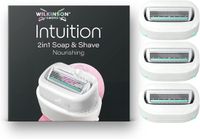Wilkinson Sword Intuition Soap & Shave Nourishing, 3 reservemesjes