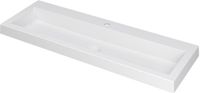 Wastafel INK Dock Wastafel Polystone Mat Wit 1200x400x60 mm