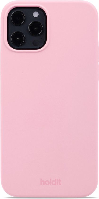 Holdit Silicone Case geschikt voor Apple iPhone 12 (Pro) - Roze
