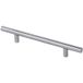 Gedotec Poignée de meuble ENRICO en acier inoxydable massif, BA 96 mm