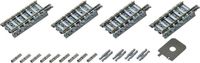 Tomytec 971529" 4 overgangsrails in Schotter modelbouwset, één maat