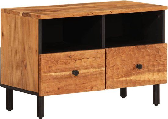 vidaXL Tv-meubel 70x33x46 cm massief acaciahout