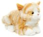 Uni-Toys - Kat bruin-tijgerd, liggend - 20 cm