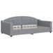 VidaXL Canapé-lit Gris 2120 mm x 1000 mm x 750 mm