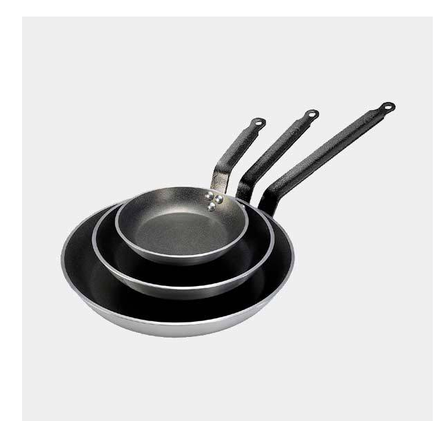 de Buyer CHOC RESTO INDUCTION - Pan - 20 cm - Zwart