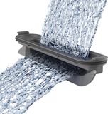 Hansgrohe RainDrain Flex - Douchegoot met rvs rooster 1000, wandmodel, inkortbaar, mat wit