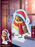 Lumineo LED Infinity Lights intérieur – Petit sapin de Noël 37 cm, 213 LED multi