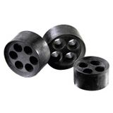 Wiska 10064345 MFD 32/06/060 M32 6 x 5 - 6 mm Élastomère Noir 1 pièce(s)