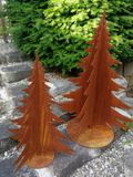Edelrost kerstboom Andi, 3D kerstboom Andi - klein