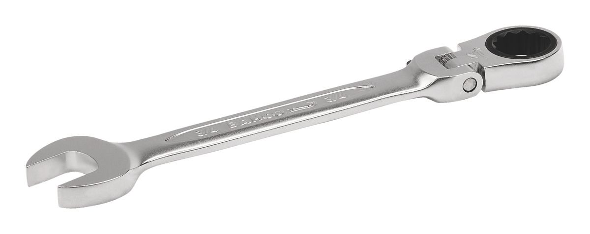Bahco Steekringratelsleutel met scharnierende kop | verchroomd | lengte 136 mm | 3/8" - 41RZ-3/8
