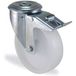 Htr - Roulette pivotante à frein polypropylène diamètre 125mm charge 150kg