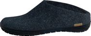 Glerups Dames en Heren pantoffels rubberen zool Schwarz