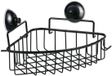 Bath & Shower Hoekrek met Zuignappen - Zwart