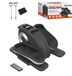 BeerGear Vélo d'appartement électrique avec télécommande et tapis et bandes de résistance - 12 positions - Vélo de bureau