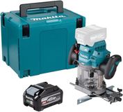 Makita RP 001 GU101 défonceuse sans fil 40 V max. 12 mm sans balai + 1x batterie 4,0 Ah + Makpac – sans chargeur