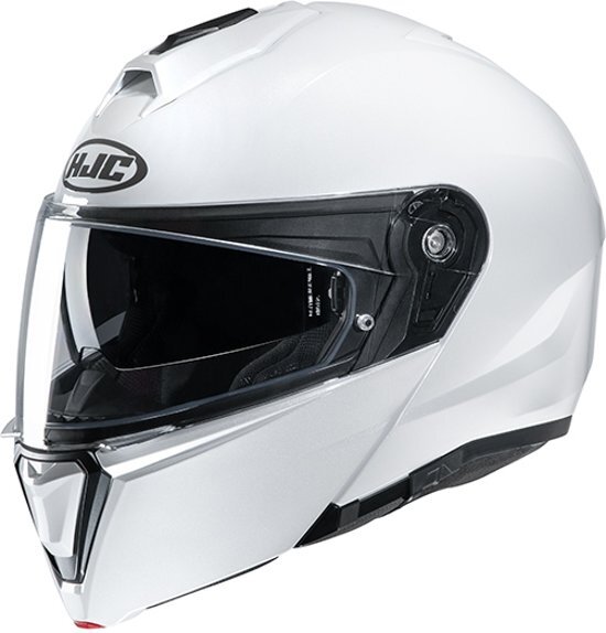 HJC I90 SOLID WHITE MODULAR HELMET L