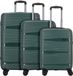 d & n Travel Line 4300 4 wielen Kofferset 3-delig - Harde bagage - TSA slot - dunkelblau