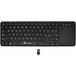 TECHMADE Draadloos toetsenbord met multidirectioneel touchpad, draadloos touch-tv-toetsenbord, eenvoudige bediening, multimedia en geïntegreerd touchpad, internationale QWERTY-lay-out