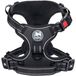 Hondentuig hondenharnas anti trek - Frontclip - Reflecterend handvat - Maat M - Zwart