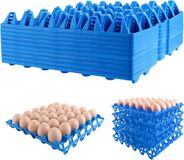 Allecto plus - Porte-œufs pour réfrigérateur et conservation des œufs - 30 pièces - bleu