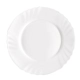 Bormioli Rocco Ebro Piatto Opale per Frutta, 20 cm, Bianco
