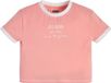 Guess Meisjes-T-shirt crop top Mini Me, 6 jaar, grappig roze