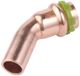 VSH SudoPress coude en cuivre 45° FØ 54 Type SP5040V, 6670246