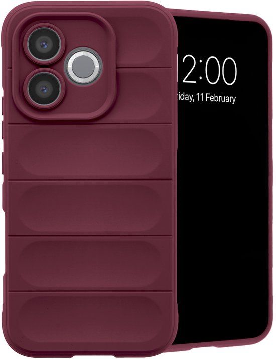 imoshion EasyGrip Backcover - Geschikt voor Honor 600 Lite - Aubergine