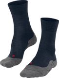 FALKE TK5 Wandelsokken anti blaren, lichte padding merinowol sportsokken dames blauw - Maat 37-38