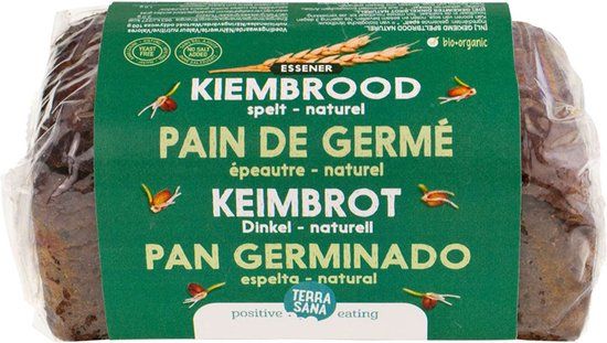 TerraSana Gekiemd Speltbrood Naturel 400g