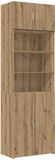 vidaXL Opbergkast met planken, Artisan eikenhout, 70 x 42,5 x 225 cm