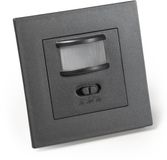 McShine LX-23 Inbouw IR bewegingsmelder - Antraciet