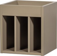 WOOOD Turner Platenkast - Grenen - Mud - 47x44x44 cm - Industrieel