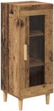 vidaXL Dressoir Oudhout 34.5 x 32.5 x 90 cm Bewerkt hout