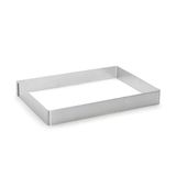 De Buyer fotolijst, roestvrij staal, grijs, 36,49 x 26,49 x 4,49 cm
