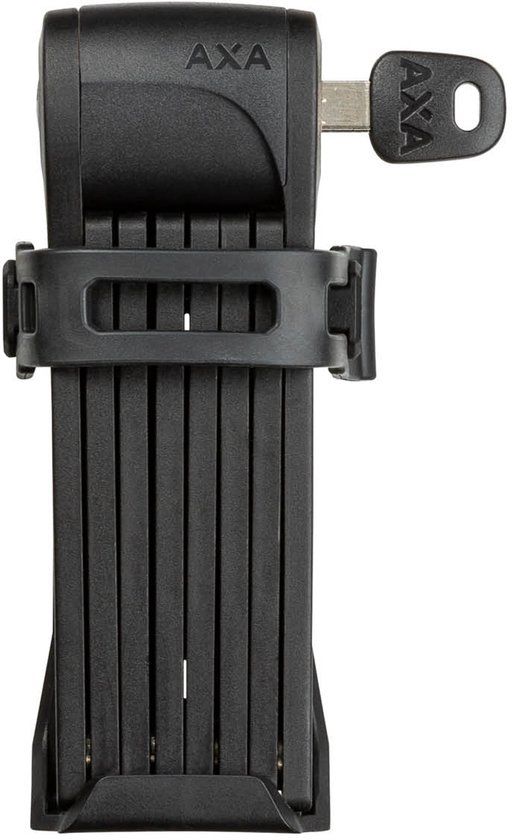 AXA Fold Lite 80 Vouwslot - 80cm - Zwart - Lichtgewicht - Voor Verschillende Fietstypes