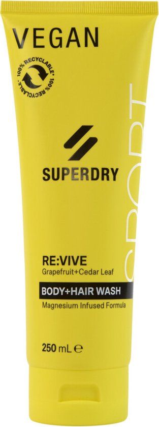 Superdry SPORT Body+Hair Wash Re Vive 250 ml