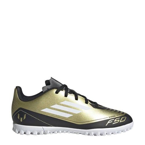 adidas Performance F50 Club Messi voetbalschoenen - metallic goud/wit/zwart