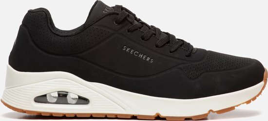 SKECHERS Heren Zwarte sneaker vetersluiting - Maat 40