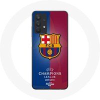 Maniacase Hoesje voor Samsung Galaxy A32 4G barcelona fc real madrid champions league