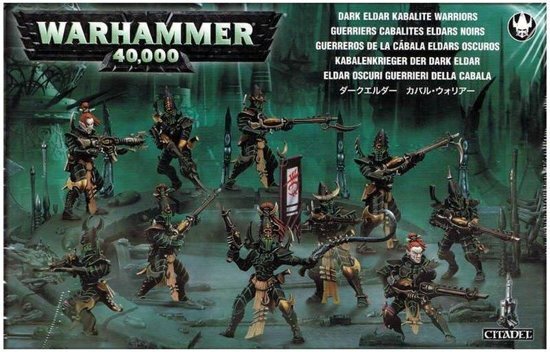 Games Workshop Warhammer 40 000 Xenos Aeldari Drukhari: Kabalite Warriors